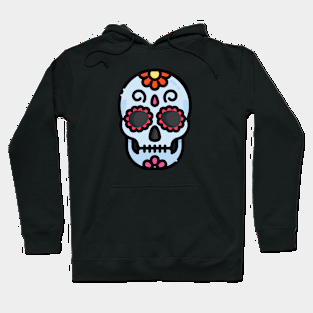 Mexican skull digital artwork Hoodie